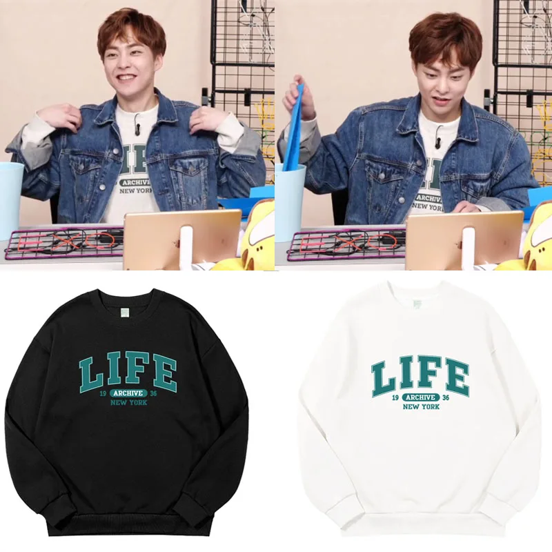 Свободный свитшот из чистого хлопка с круглым вырезом и флисовой подкладкой, с принтом, удобный, осенне-зимний, для молодежи
Свободный свитшот из чистого хлопка с круглым вырезом и флисовой подкладкой, с принтом, удобный, осенне-зимний, для молодежи