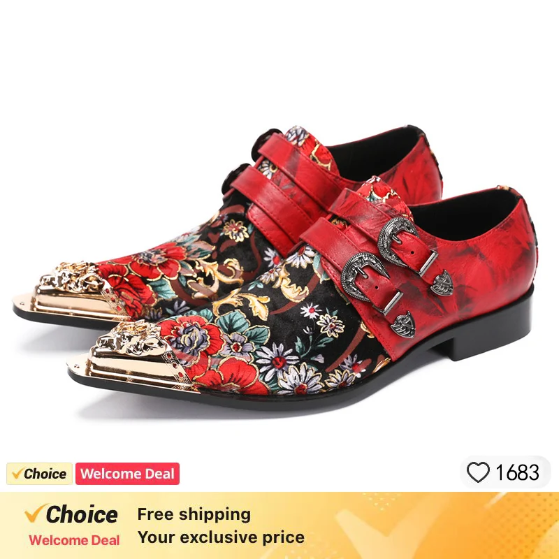 LUXURY BRAND MEN'S LOAFERS assorted colors PRINT CASUAL MENS DRESS RED SHOES WEDDING PARTY JOYFUL BANQUET LEATHER SHOES MEN
LUXURY BRAND MEN'S LOAFERS assorted colors PRINT CASUAL MENS DRESS RED SHOES WEDDING PARTY JOYFUL BANQUET LEATHER SHOES MEN