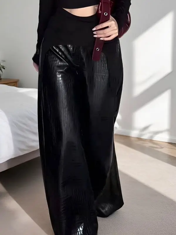 plus Size Women's PU Leather Straight Leg Pants Thickened Warm Street Style Fashion Autumn Winter New Arrival Versatile High ...
plus Size Women's PU Leather Straight Leg Pants Thickened Warm Street Style Fashion Autumn Winter New Arrival Versatile High ...