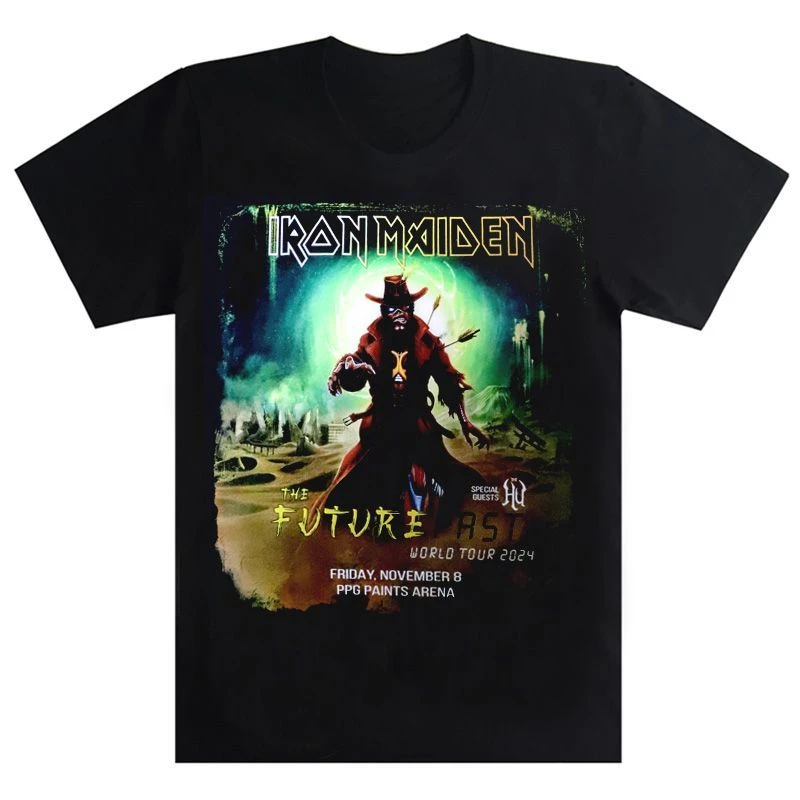 American Short-sleeved Pure Cotton Printed Short-sleeved T-shirt for Both Men and Women, Rock Metal
American Short-sleeved Pure Cotton Printed Short-sleeved T-shirt for Both Men and Women, Rock Metal