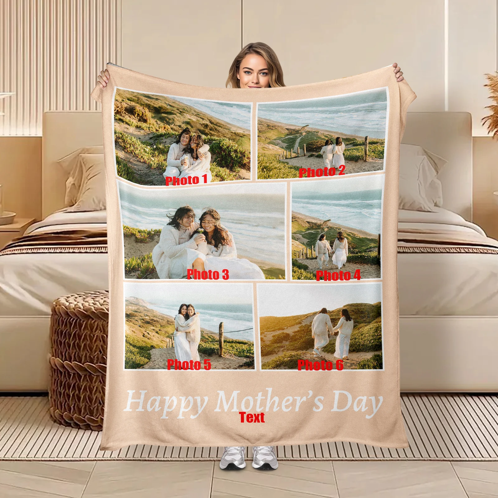 Happy Mother’s Day Custom Photo Blanket Personalized Memorial Gift To Cherish And Celebrate Her Love With A Heartfelt Keepsake
Happy Mother’s Day Custom Photo Blanket Personalized Memorial Gift To Cherish And Celebrate Her Love With A Heartfelt Keepsake