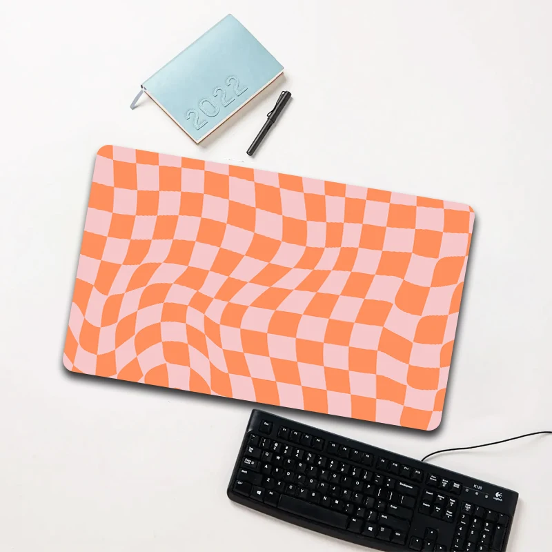 Pink Orange Checkerboard Mouse Pad Large Non-slip Waterproof Desk Mat for Computer Laptop
Pink Orange Checkerboard Mouse Pad Large Non-slip Waterproof Desk Mat for Computer Laptop