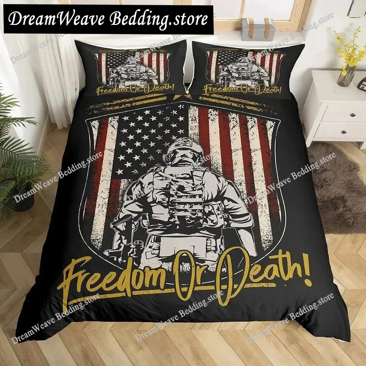 Soldier Duvet Cover Set Army Rifle Machine Gun Bedding Set for Boys Under Mission Army Bedclothes Polyester Quilt Cover963
Soldier Duvet Cover Set Army Rifle Machine Gun Bedding Set for Boys Under Mission Army Bedclothes Polyester Quilt Cover963