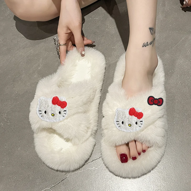 Плюшевые тапочки Hello Kitty, женская одежда, новые корейские модные хлопковые туфли Ins Sanrio, осень-зима, домашние хлопковые тапочки, весна-лето
Плюшевые тапочки Hello Kitty, женская одежда, новые корейские модные хлопковые туфли Ins Sanrio, осень-зима, домашние хлопковые тапочки, весна-лето