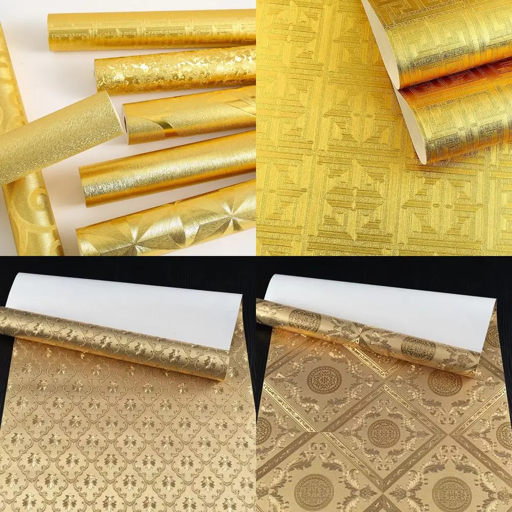 Golden Diamond Retro Pattern Gold Foil Background Wallpaper Ceiling Temple KTV Bar Gift Box Decorative Golden Wallpaper
Golden Diamond Retro Pattern Gold Foil Background Wallpaper Ceiling Temple KTV Bar Gift Box Decorative Golden Wallpaper