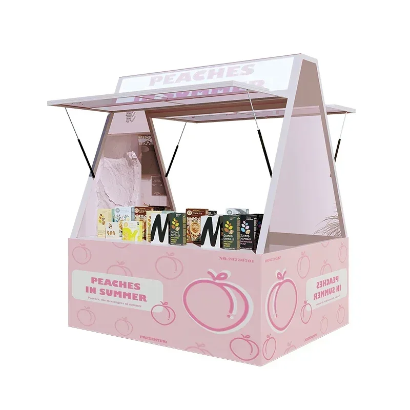 Booth display rack Shopping mall exhibition indoor promotion rack Creative scenic food street Mobile stall rack
Booth display rack Shopping mall exhibition indoor promotion rack Creative scenic food street Mobile stall rack