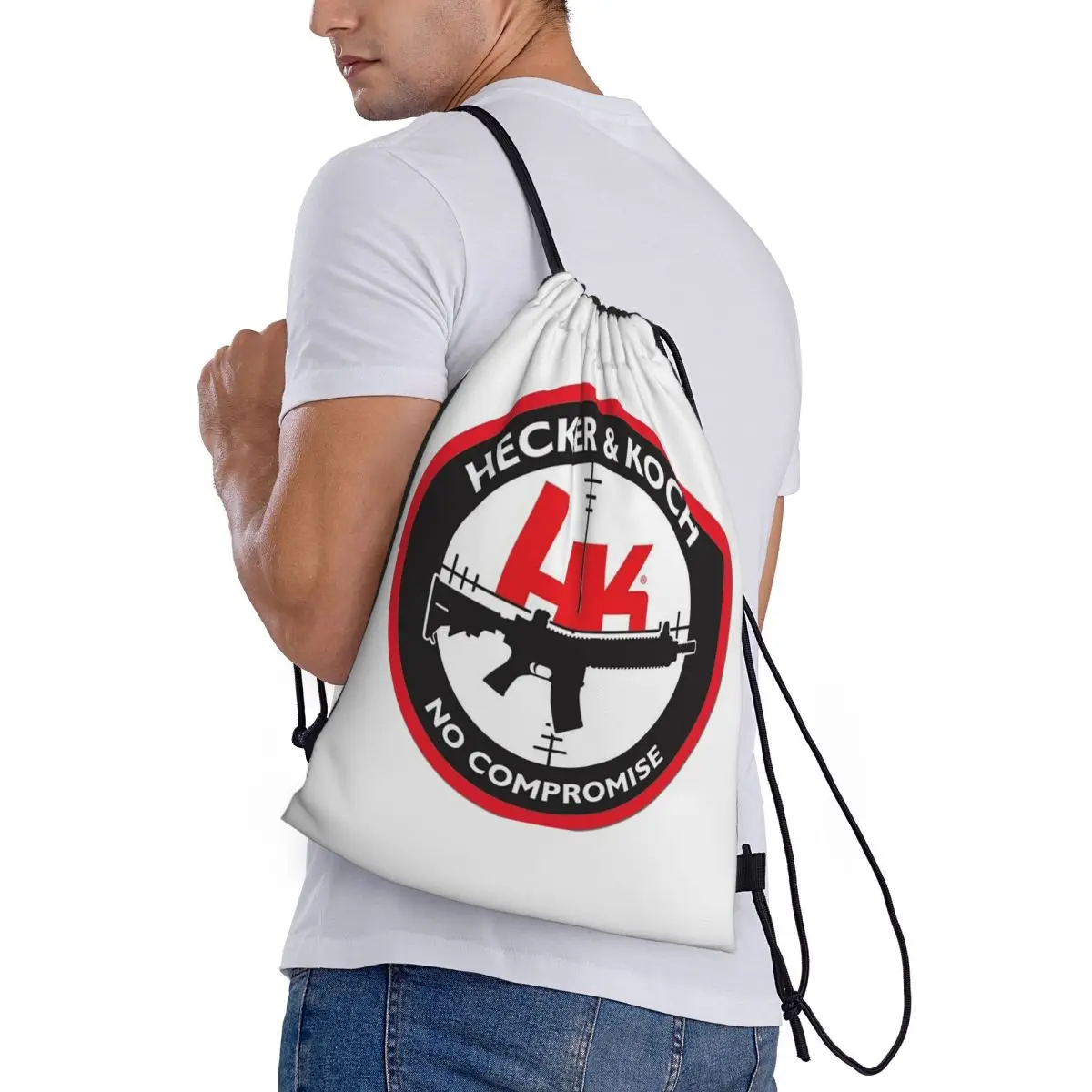Heckler Koch Hk Logo Backpacks Fashion Drawstring Bags Shoes Bag Book Bags for Travel School
Heckler Koch Hk Logo Backpacks Fashion Drawstring Bags Shoes Bag Book Bags for Travel School