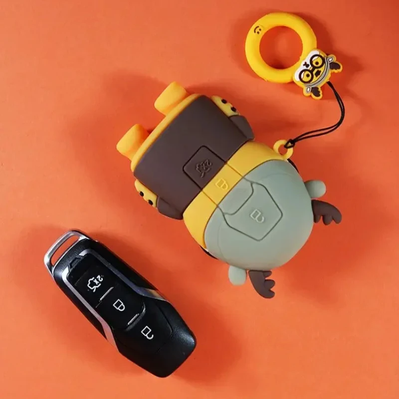 For Ford Mondeo Focus Explorer Edge Silica Gel Car Key Protection Shell Smart Remote Key Cartoon Cover Car Accessories
For Ford Mondeo Focus Explorer Edge Silica Gel Car Key Protection Shell Smart Remote Key Cartoon Cover Car Accessories