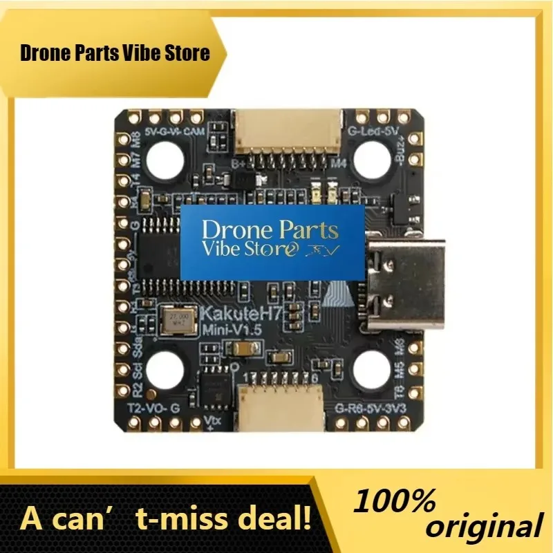 DroneP1pcs H7 Mini V1.5 ICM-42688 Flight Controller 2S-6S BEC 5V 2A 20 X 20mm For RC FPV Drone
DroneP1pcs H7 Mini V1.5 ICM-42688 Flight Controller 2S-6S BEC 5V 2A 20 X 20mm For RC FPV Drone