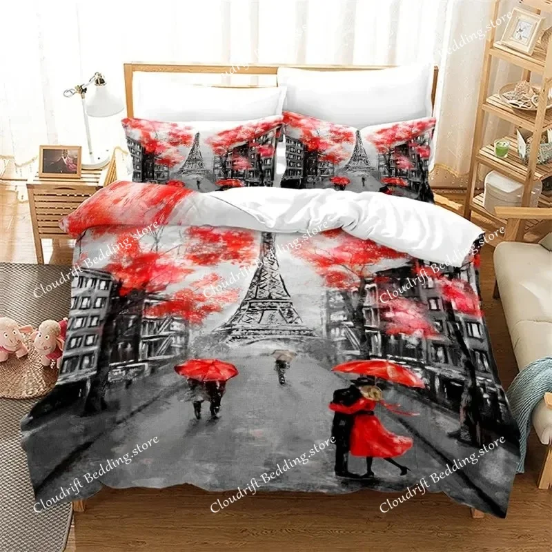 Eiffel Tower Duvet Cover Romantic Couple Flower King Comforter Cover Microfiber France Paris Cityscape Bedding Set For Girl Teen
Eiffel Tower Duvet Cover Romantic Couple Flower King Comforter Cover Microfiber France Paris Cityscape Bedding Set For Girl Teen