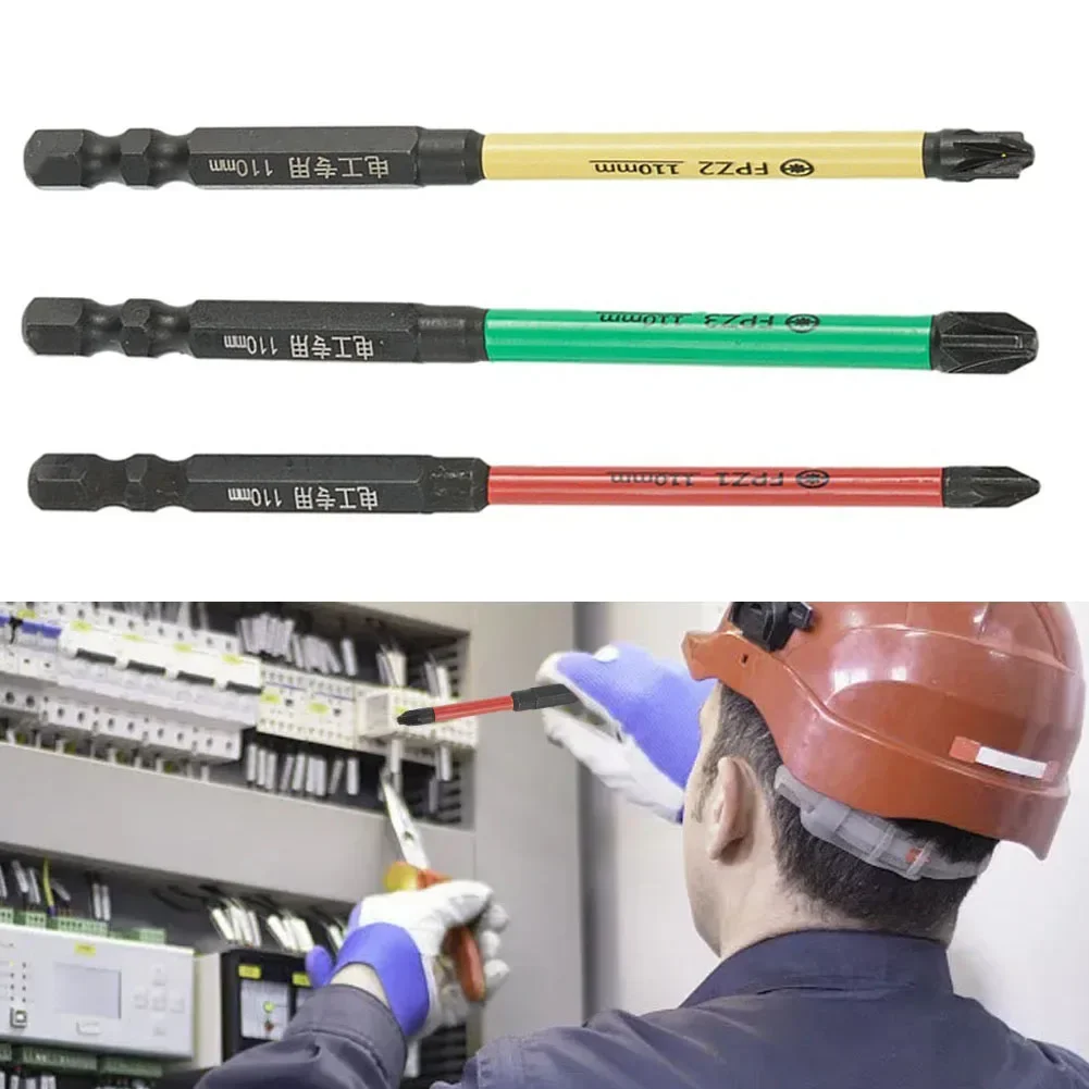 3pcs 110mm Special Slotted Magnetic Cross Screwdriver Bit-Batch Head Nutdrivers FPH1 FPH2 FPH3 For Socket Switch Power Tools
3pcs 110mm Special Slotted Magnetic Cross Screwdriver Bit-Batch Head Nutdrivers FPH1 FPH2 FPH3 For Socket Switch Power Tools