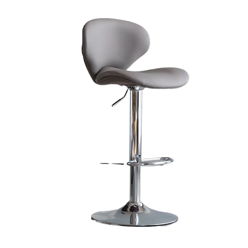 Modern simple bar chair household lift rotating backrest wrought iron light luxury front desk bar high stool
Modern simple bar chair household lift rotating backrest wrought iron light luxury front desk bar high stool