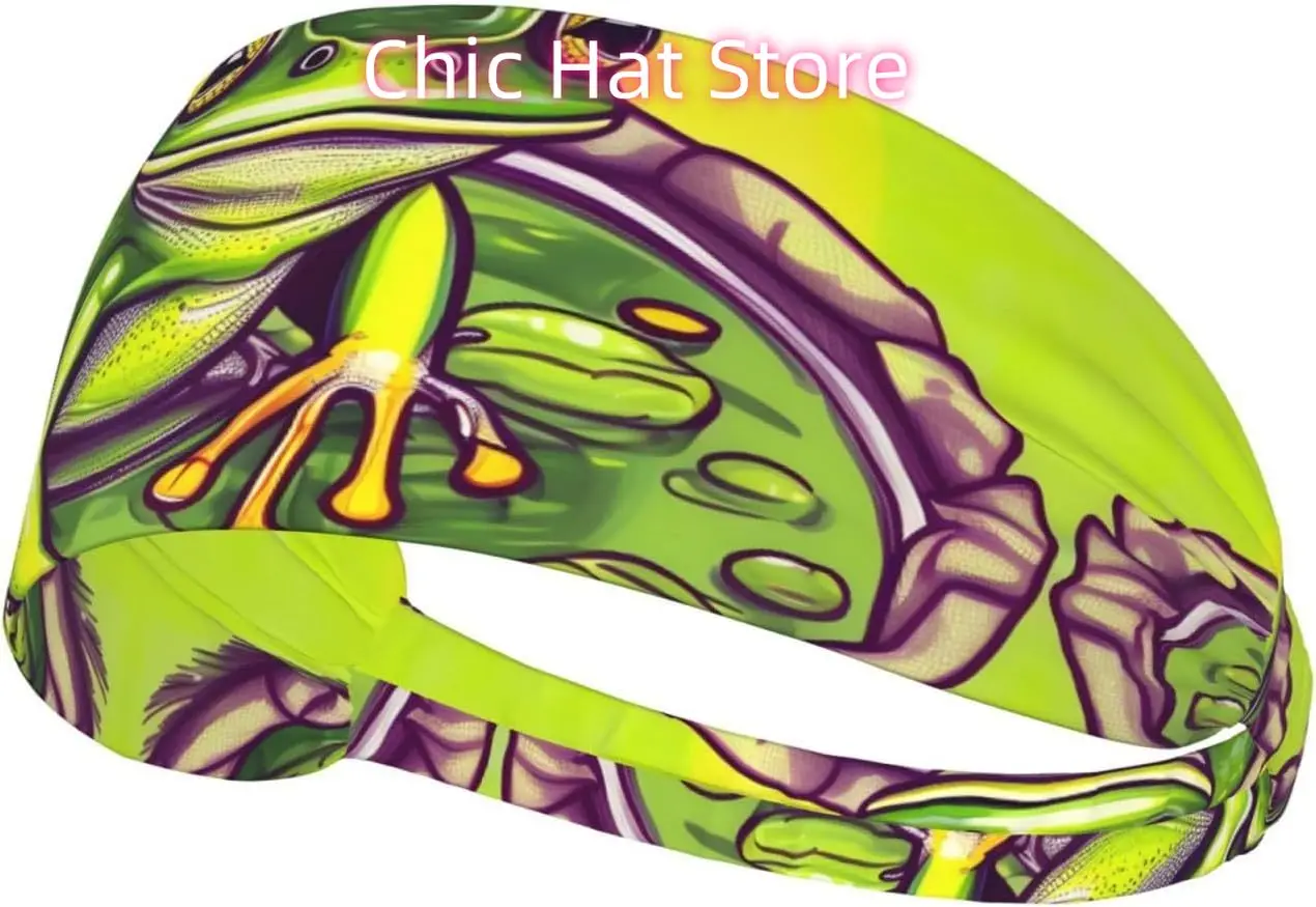 Frog in a Pond Elastic Exercise Headband, Fitness Exercise Yoga Cycling Headband, Outdoor Sports Elastic Sweat-Absorbing Headban
Frog in a Pond Elastic Exercise Headband, Fitness Exercise Yoga Cycling Headband, Outdoor Sports Elastic Sweat-Absorbing Headban