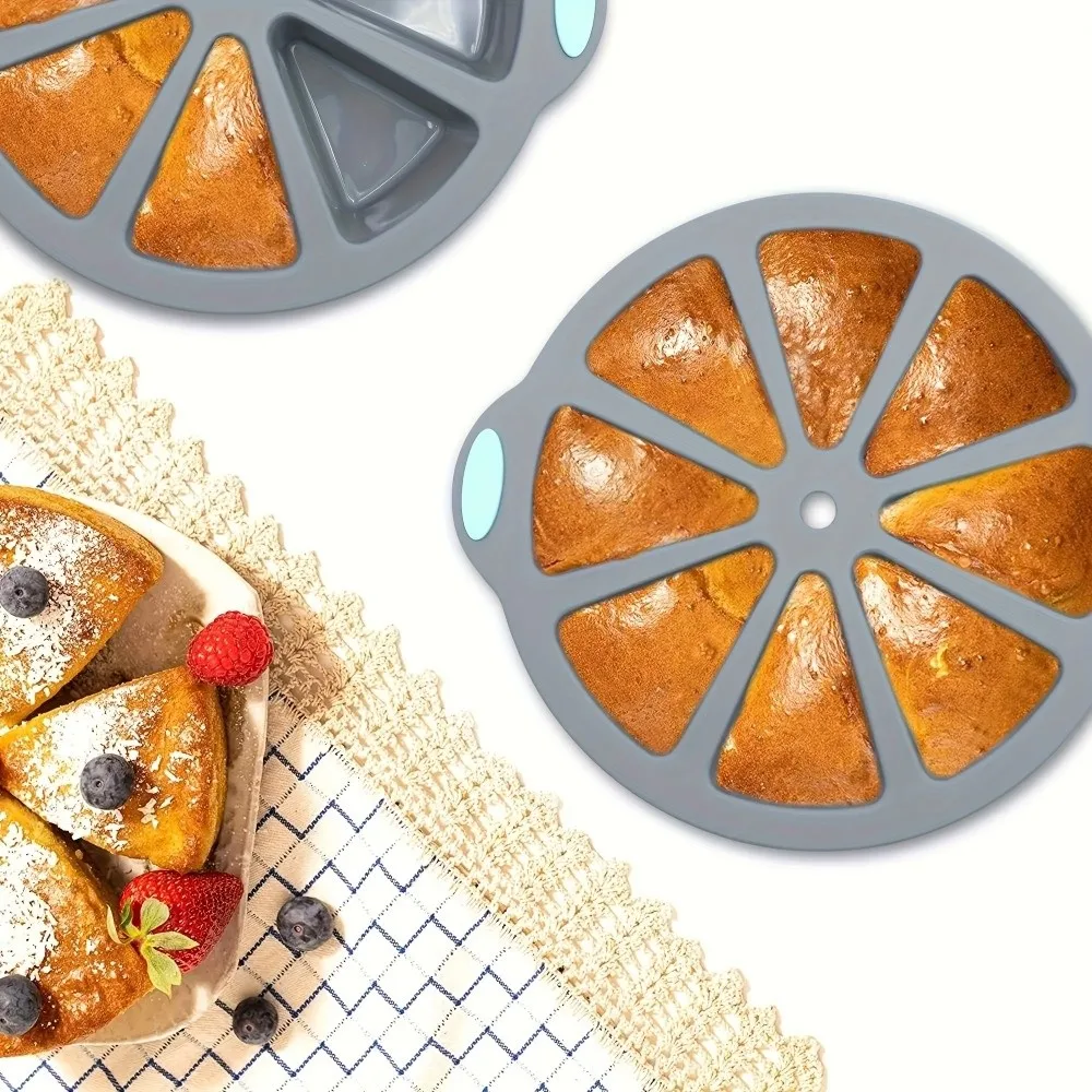 Creative Food Grade Silicone Baking Pan DIY 8 Grids Triangle Cake Mold Non-Stick Heat Resistant Oven Safe Cake Baking Mold
Creative Food Grade Silicone Baking Pan DIY 8 Grids Triangle Cake Mold Non-Stick Heat Resistant Oven Safe Cake Baking Mold