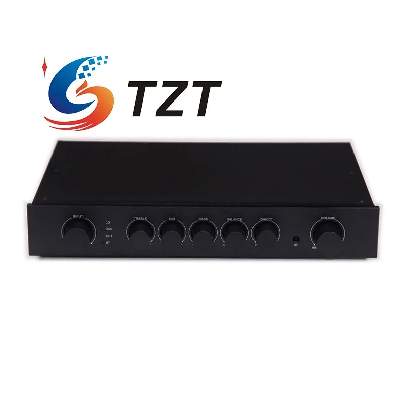 TZT Версия с черной панелью E200 Предусилитель HiFi Полностью балансный усилитель без/с поддержкой Bluetooth Регулировка высоких/низ
TZT Версия с черной панелью E200 Предусилитель HiFi Полностью балансный усилитель без/с поддержкой Bluetooth Регулировка высоких/низ