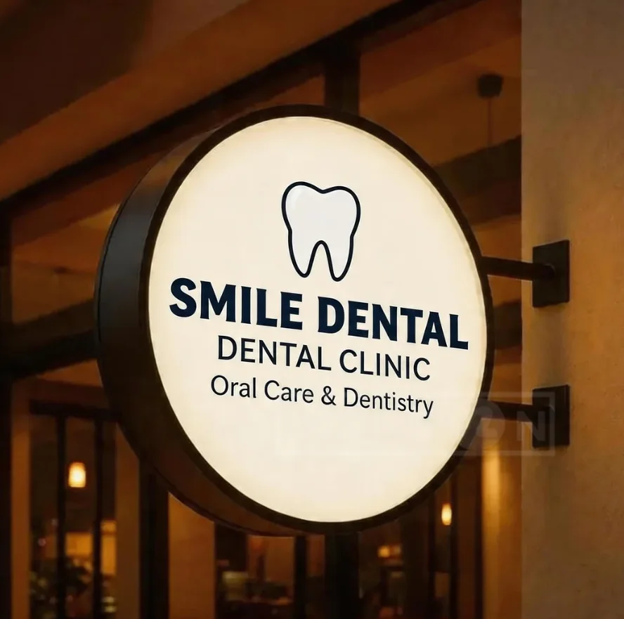 Round Dental Clinic Personalized LED Lightbox Sign – Illuminated Sign for Storefront Restaurants and Indoor Outdoor Advertising
Round Dental Clinic Personalized LED Lightbox Sign – Illuminated Sign for Storefront Restaurants and Indoor Outdoor Advertising