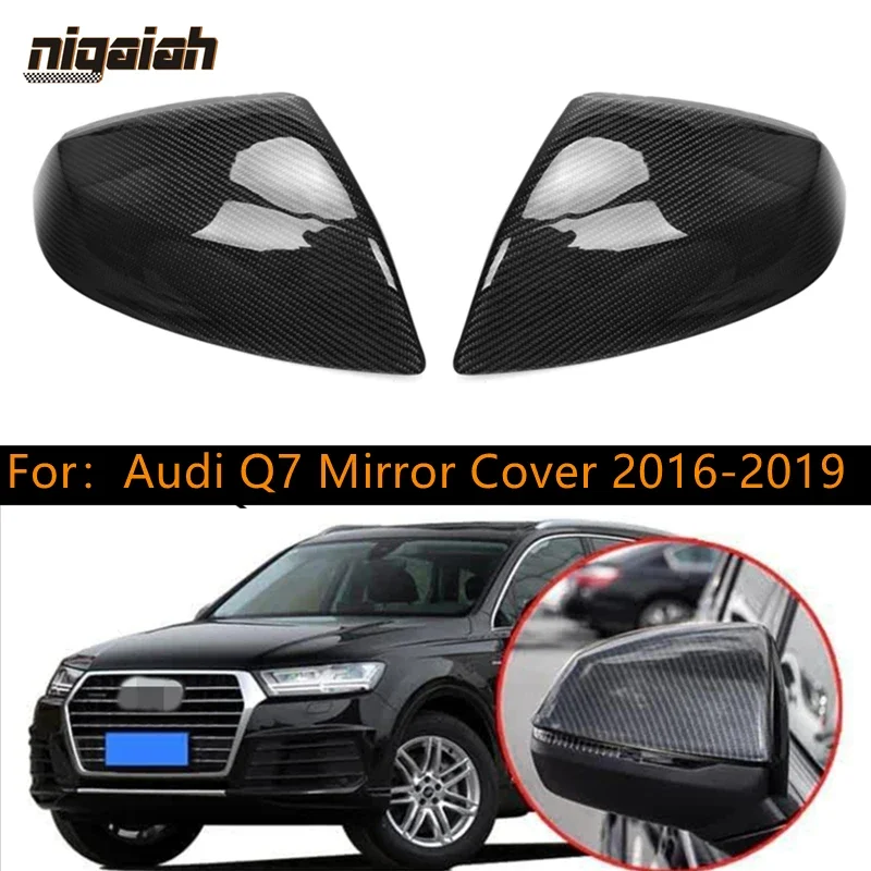 For Audi Q7 2016 2017 2018 2019 Rear View Mirror Cover Case Carbon Fiber Side Door Wing Mirror Caps Replacement OEM Fitment
For Audi Q7 2016 2017 2018 2019 Rear View Mirror Cover Case Carbon Fiber Side Door Wing Mirror Caps Replacement OEM Fitment