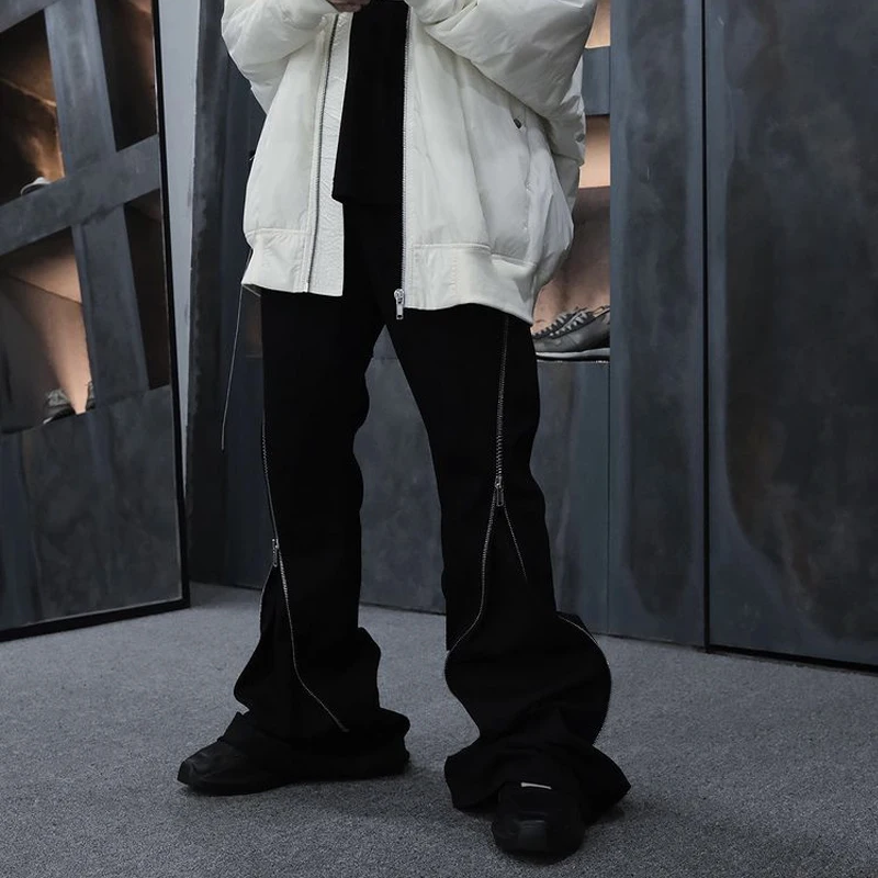 Мужские джинсы High Street American RO Wind Spiral Twisted Large Zipper Flared Knife, модные, повседневные, свободного кроя, в стиле кэжуал, с широкими штанинами, с крупной молнией, в стиле «бананы»
Мужские джинсы High Street American RO Wind Spiral Twisted Large Zipper Flared Knife, модные, повседневные, свободного кроя, в стиле кэжуал, с широкими штанинами, с крупной молнией, в стиле «бананы»