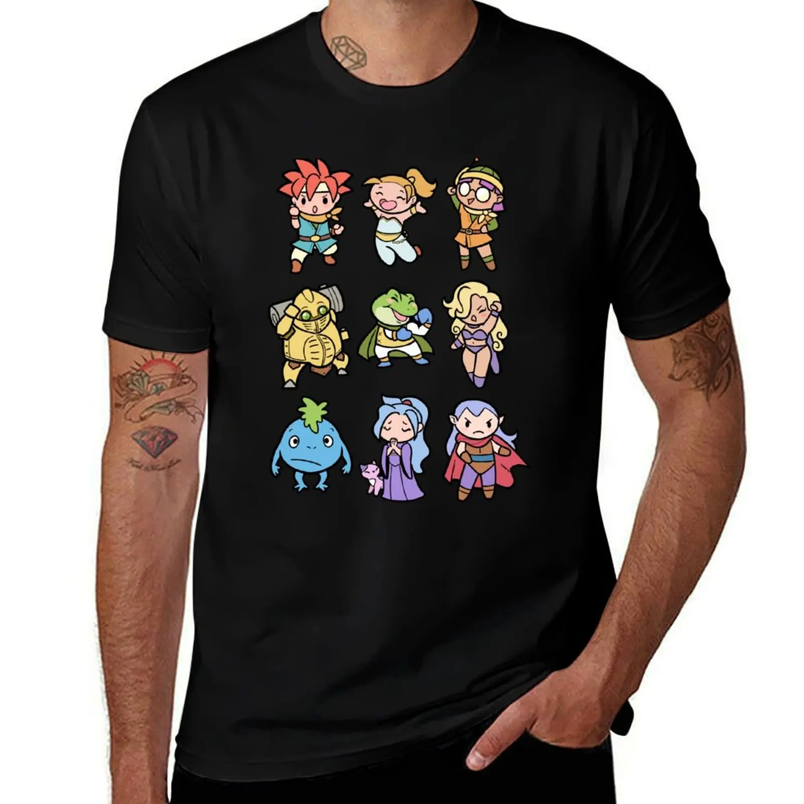 Chrono Trigger - 9 Character Square T-Shirt Construction Work Tee Shirt
Chrono Trigger - 9 Character Square T-Shirt Construction Work Tee Shirt