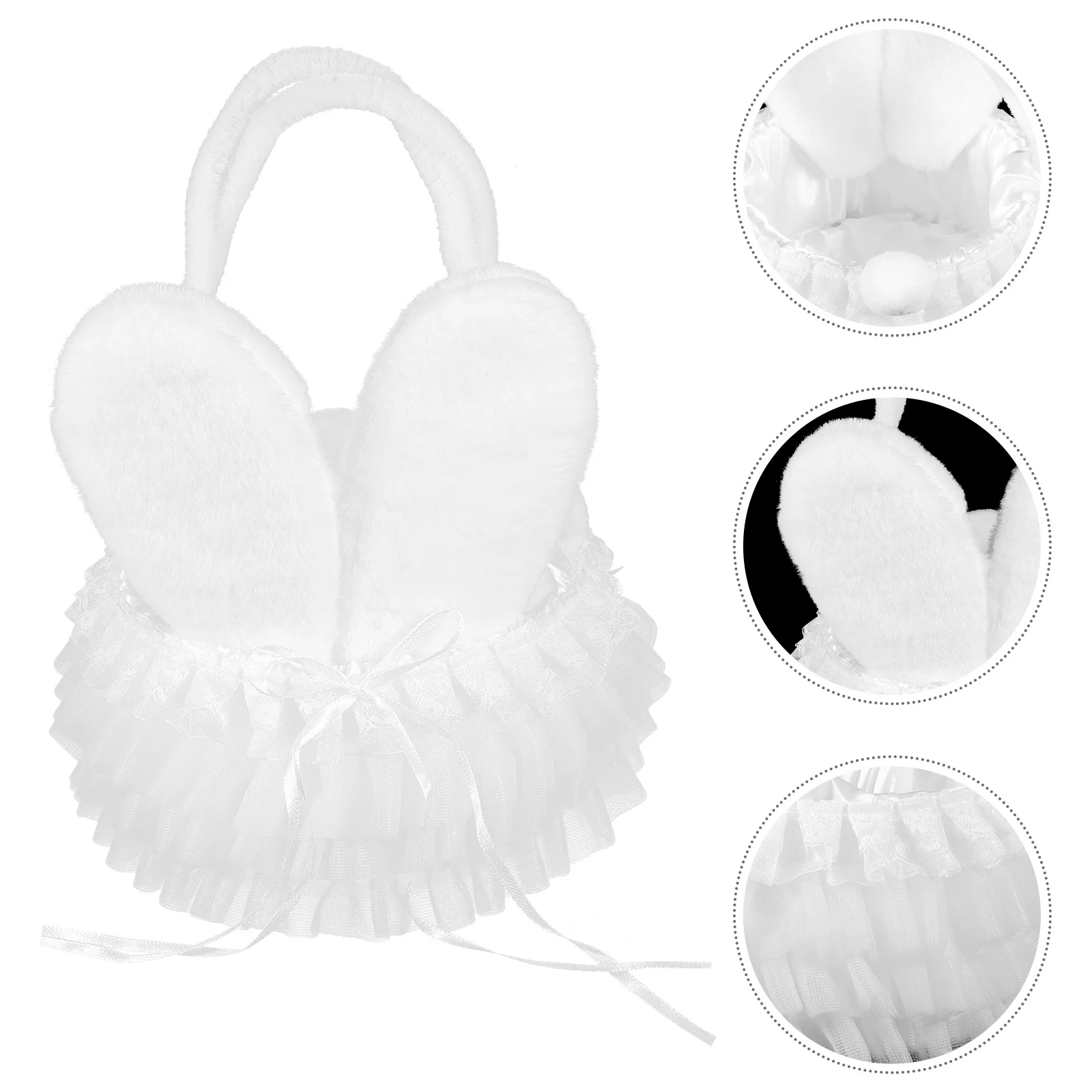 Rabbit Ear Small Flower Basket Handle Easter Party Wedding Decor White Gold Flower Baskets for Weddings Baskets
Rabbit Ear Small Flower Basket Handle Easter Party Wedding Decor White Gold Flower Baskets for Weddings Baskets