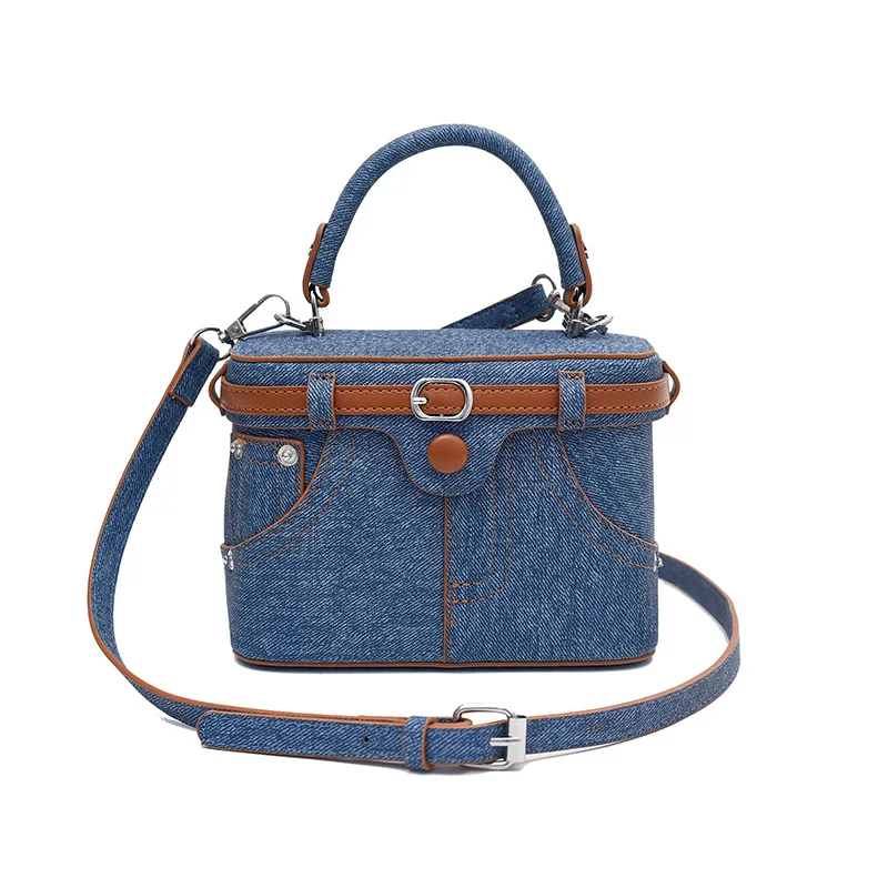 Fashion Denim Patchwork Shoulder Crossbody Bag for Women Simple Square Bag 2025 New Design Unique Trendy Handbag ita bag sac
Fashion Denim Patchwork Shoulder Crossbody Bag for Women Simple Square Bag 2025 New Design Unique Trendy Handbag ita bag sac