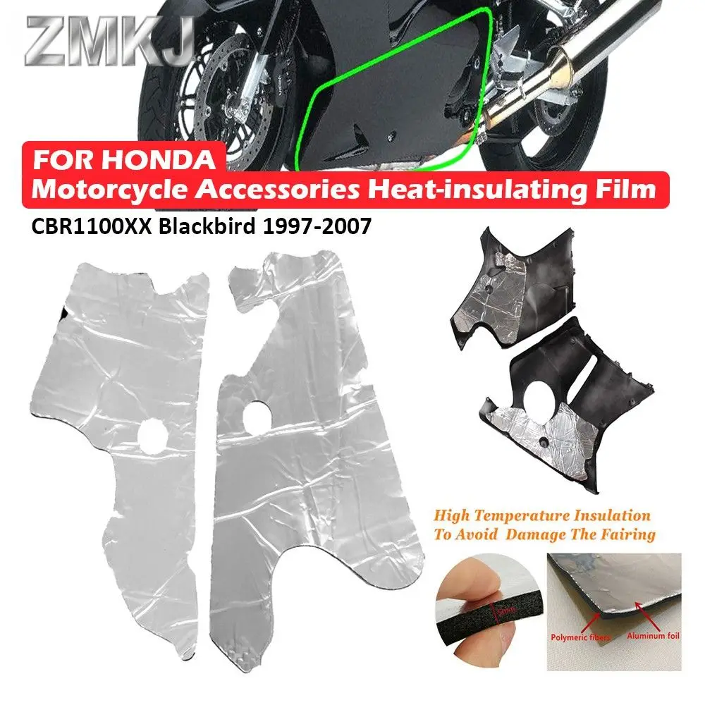 For Honda CBR1100XX Blackbird 1997-2007 Heat Shield Fairing Melting Protection Pre-Cut Insulation Sponge Motorcycle Accessories
For Honda CBR1100XX Blackbird 1997-2007 Heat Shield Fairing Melting Protection Pre-Cut Insulation Sponge Motorcycle Accessories