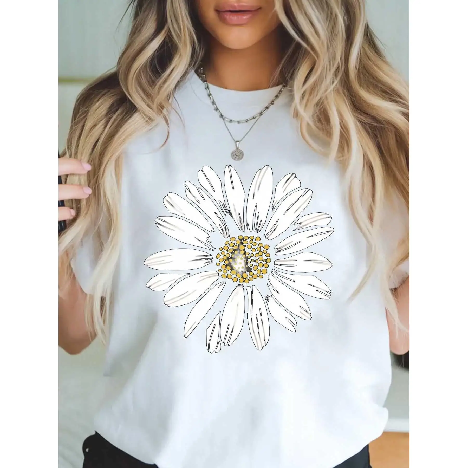 Happy Father'S Day Printed T-Shirt, Casual Round Neck Short-Sleeved Top, Suitable for Spring And Summer, Women'S
Happy Father'S Day Printed T-Shirt, Casual Round Neck Short-Sleeved Top, Suitable for Spring And Summer, Women'S