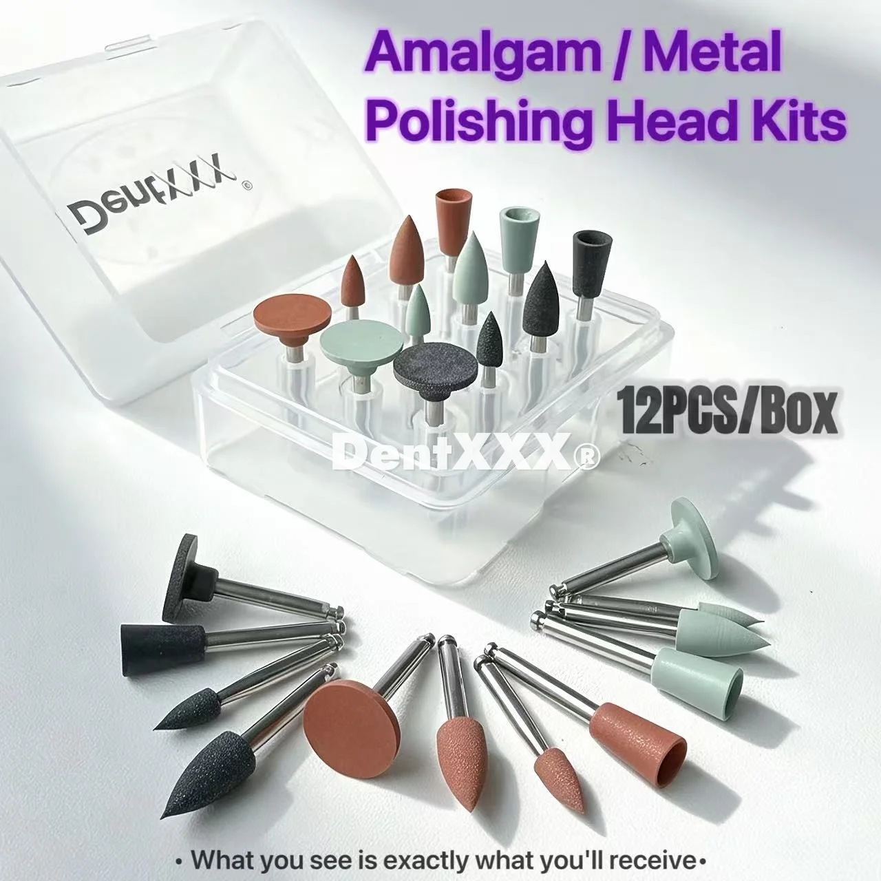 BUY 5 GET 2 FREE Polishing Heads Kits For Amalgam Metal Surface Grinding & Mirror Finishing 3 Grit Coarse/Medium/Fine
BUY 5 GET 2 FREE Polishing Heads Kits For Amalgam Metal Surface Grinding & Mirror Finishing 3 Grit Coarse/Medium/Fine