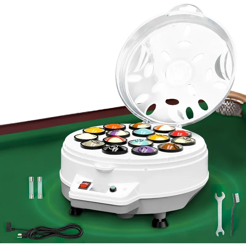 Pool Ball Cleaner Machine Automatic Pool Ball Polisher Electronic Billiard Ball Polishing and Cleaning Machine for 16 Billiard a
Pool Ball Cleaner Machine Automatic Pool Ball Polisher Electronic Billiard Ball Polishing and Cleaning Machine for 16 Billiard a