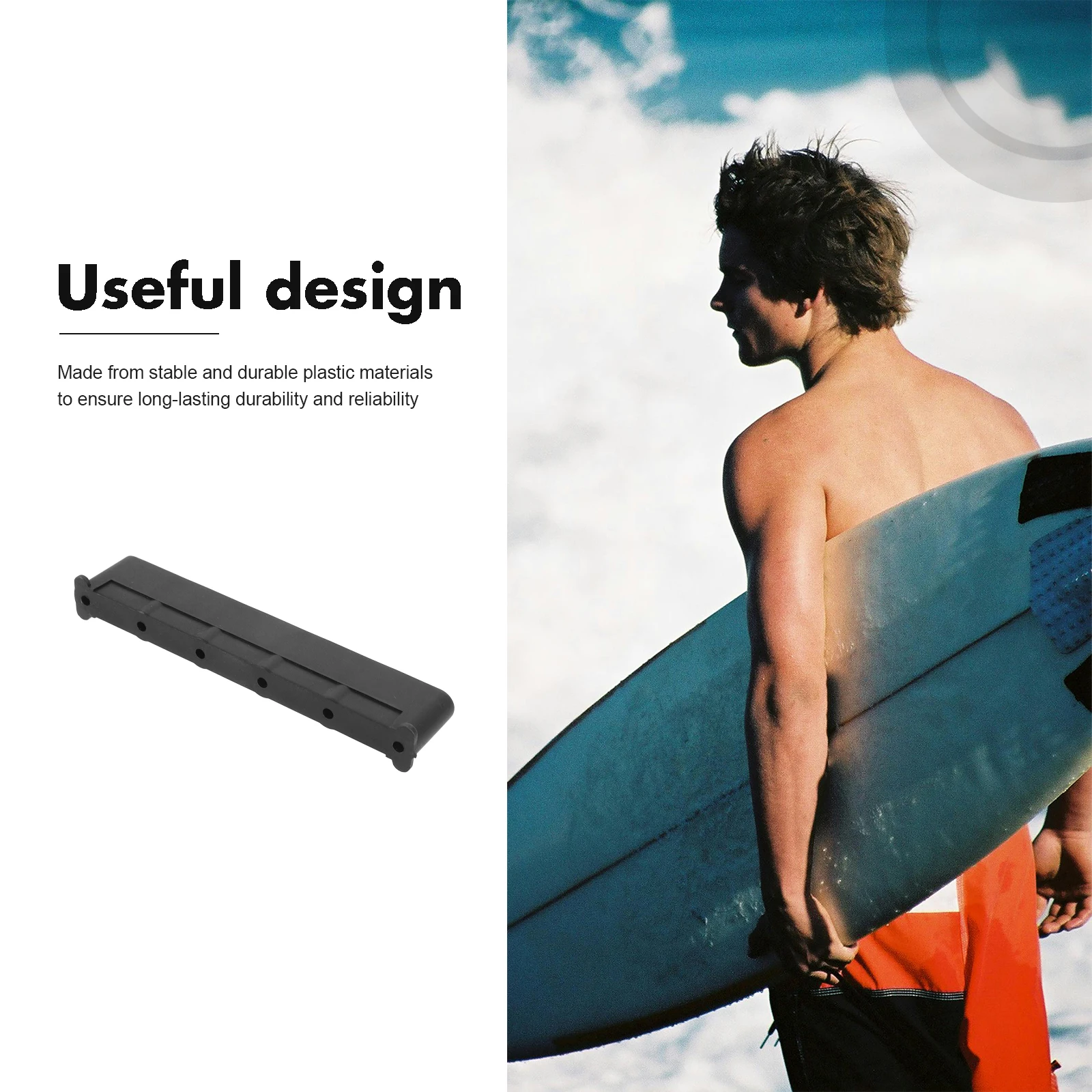 Surfboard Screw Holder 6 Hole Paddleboard Screws Base Black Plastic Fixing Slot Seat Stable Material Easy Installation
Surfboard Screw Holder 6 Hole Paddleboard Screws Base Black Plastic Fixing Slot Seat Stable Material Easy Installation
