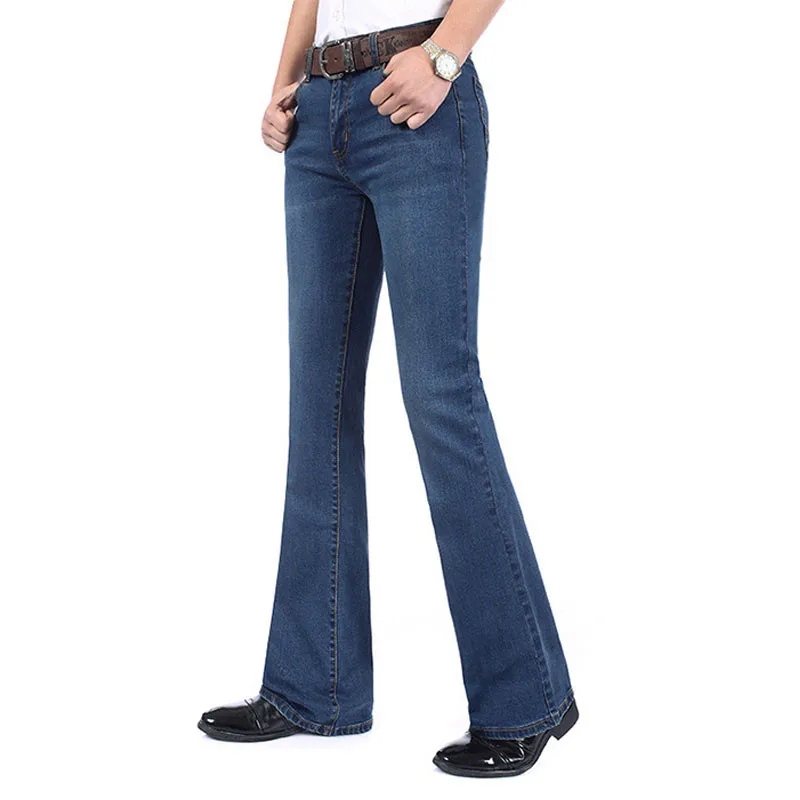 Jeans For Men New Mid-Waist Stretch Flared Jeans Men's Flared Pants Classic Designer Flared Jeans Size 26-40
Jeans For Men New Mid-Waist Stretch Flared Jeans Men's Flared Pants Classic Designer Flared Jeans Size 26-40