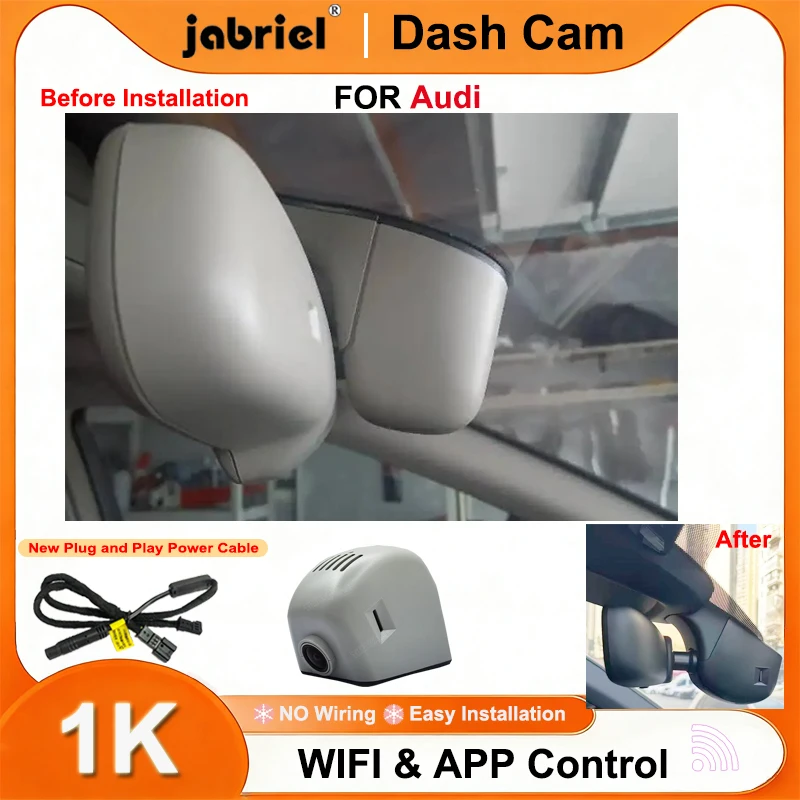 Dash Cam 1080P Wifi Plug and Play Car DVR for Audi A1 A3 A4 A5 A6 A7 A8 Q3 Q5 Q7 TT 2004 2005 2006 2007 2008 2009 2010 2011 2012
Dash Cam 1080P Wifi Plug and Play Car DVR for Audi A1 A3 A4 A5 A6 A7 A8 Q3 Q5 Q7 TT 2004 2005 2006 2007 2008 2009 2010 2011 2012