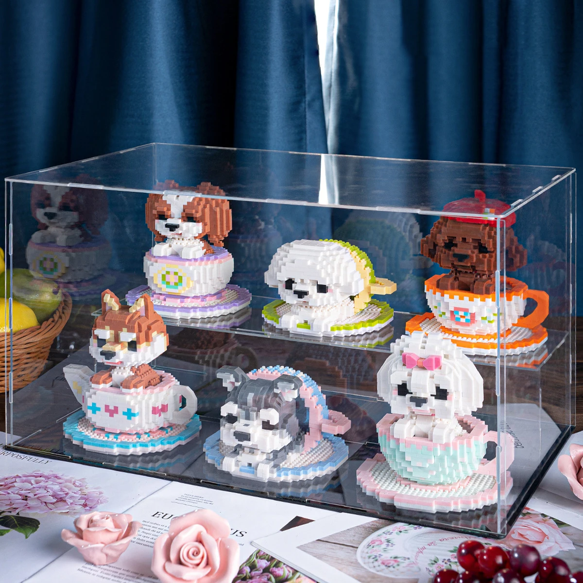 Cute Pet Shiba Inu Building Blocks Schnauzer Charlie Beagle Teddy Kawaii A Cup Of Dog Model Bichon Frise Toys For Kids Gift
Cute Pet Shiba Inu Building Blocks Schnauzer Charlie Beagle Teddy Kawaii A Cup Of Dog Model Bichon Frise Toys For Kids Gift