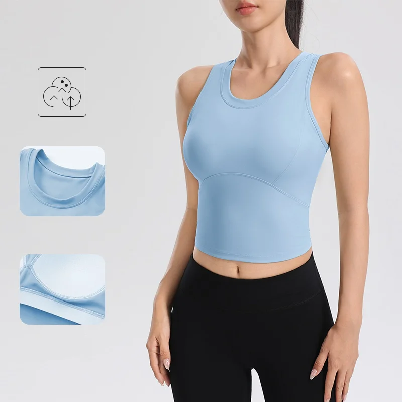 Breathable sports vest with bare chest cushion, slim fit, quick drying, beautiful back, shock-absorbing yoga bra for women
Breathable sports vest with bare chest cushion, slim fit, quick drying, beautiful back, shock-absorbing yoga bra for women