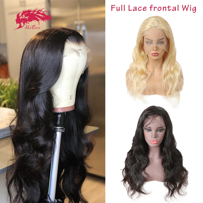 Ali Queen Hair Full Lace Human Hair Wigs 10-26 inches 150% Density Virgin Brazilian Body Wave Natural Color/Blonde Wig
Ali Queen Hair Full Lace Human Hair Wigs 10-26 inches 150% Density Virgin Brazilian Body Wave Natural Color/Blonde Wig