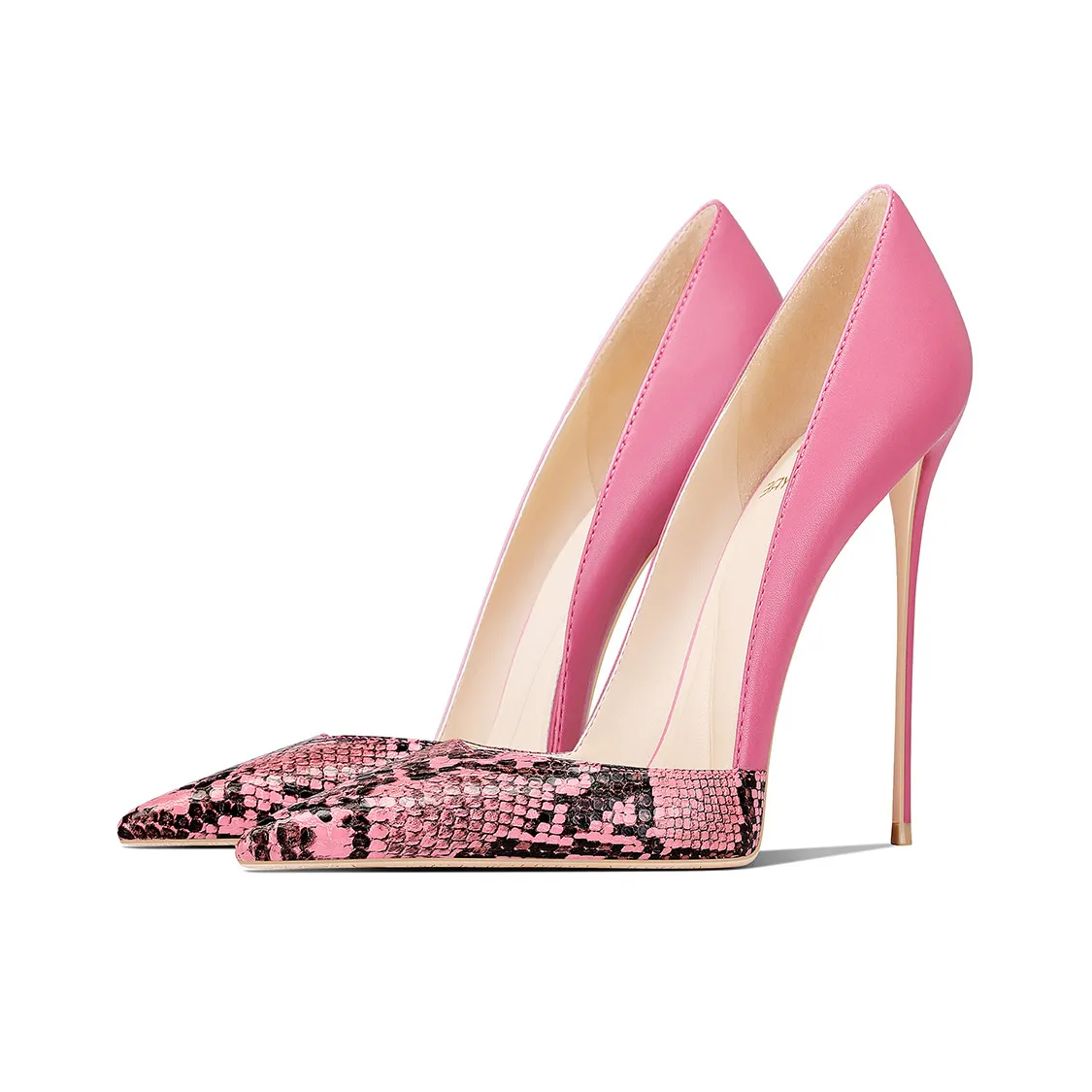 Pink Snake Print Padded High Heels Women's Spring New Arrival Pointed Toe Stiletto Flats Comfortable and Stylish
Pink Snake Print Padded High Heels Women's Spring New Arrival Pointed Toe Stiletto Flats Comfortable and Stylish