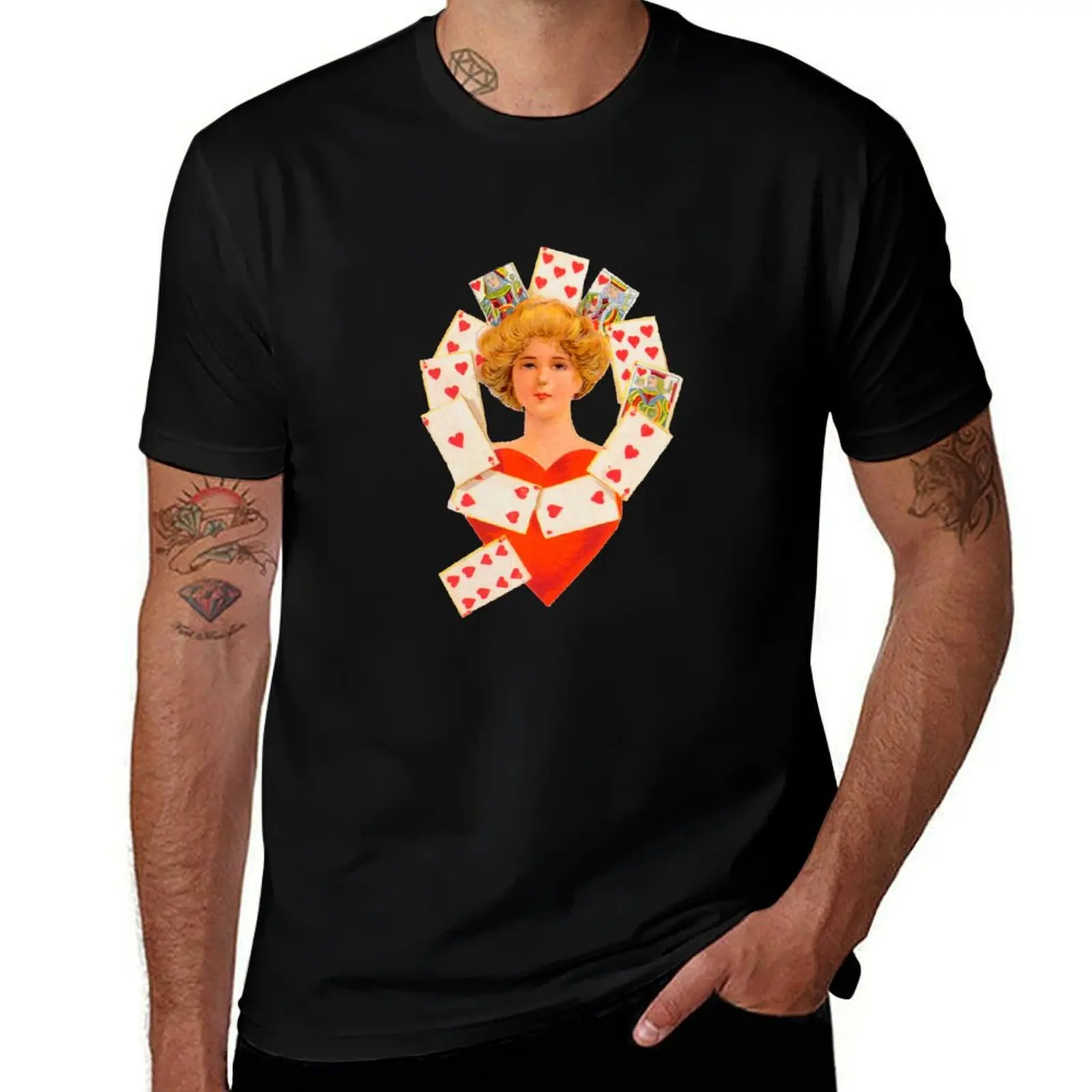 Vintage Queen of hearts T-Shirt t shirts cotton 100% man t shirt summer t shirts for man graphic vintage T-shirt
Vintage Queen of hearts T-Shirt t shirts cotton 100% man t shirt summer t shirts for man graphic vintage T-shirt