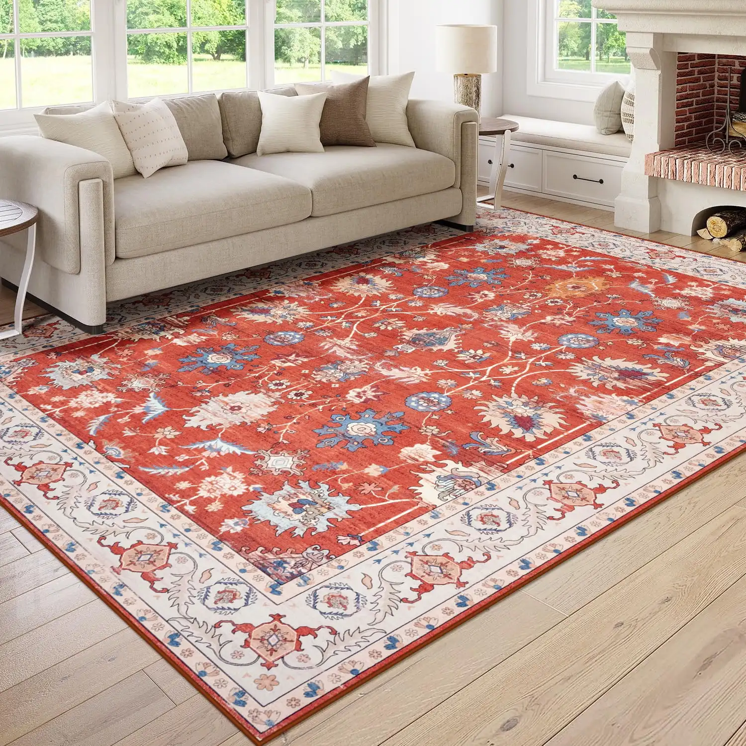 Vintage Floral Rugs Soft Embellished Area Rugs Fluffy Rugs for Bedroom Living Room Home Decor
Vintage Floral Rugs Soft Embellished Area Rugs Fluffy Rugs for Bedroom Living Room Home Decor