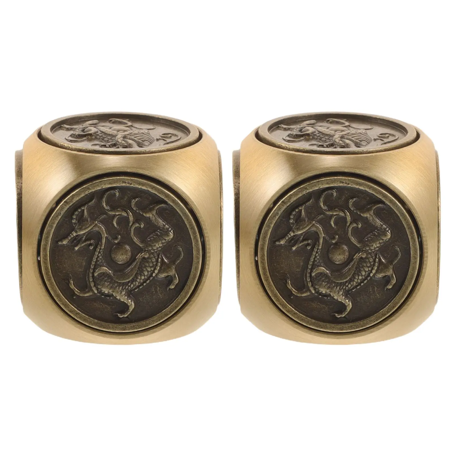 2 Pcs Brass Handball Office Desk Toys Metal Massage Cool Gadgets Spinner for Adults Unique
2 Pcs Brass Handball Office Desk Toys Metal Massage Cool Gadgets Spinner for Adults Unique