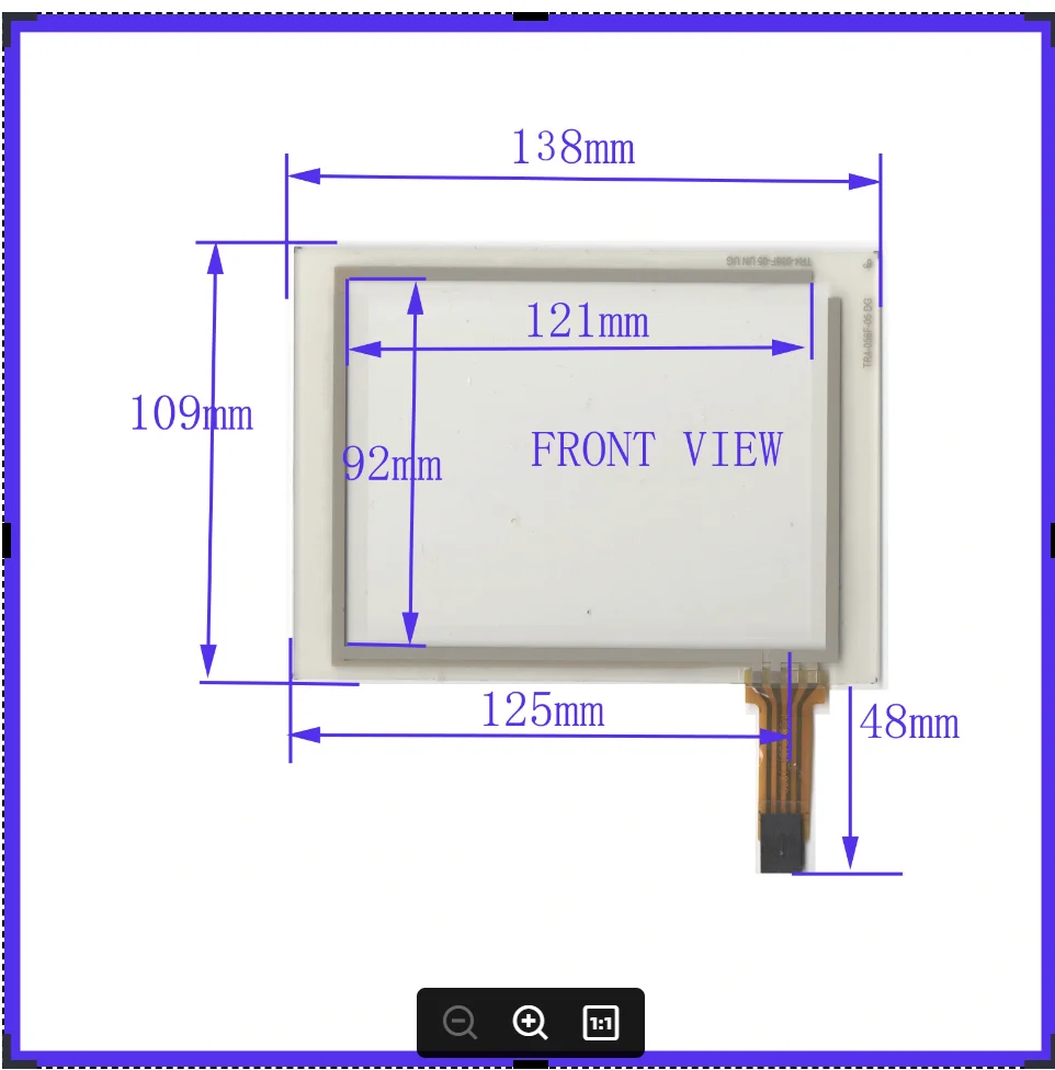 ZhiYuSun NEW 138mm*109mm 5.6 Inch Touch Screen panels 4 wire resistive USB touch panel overlay kit Free Shipping TR4-056F-05
ZhiYuSun NEW 138mm*109mm 5.6 Inch Touch Screen panels 4 wire resistive USB touch panel overlay kit Free Shipping TR4-056F-05