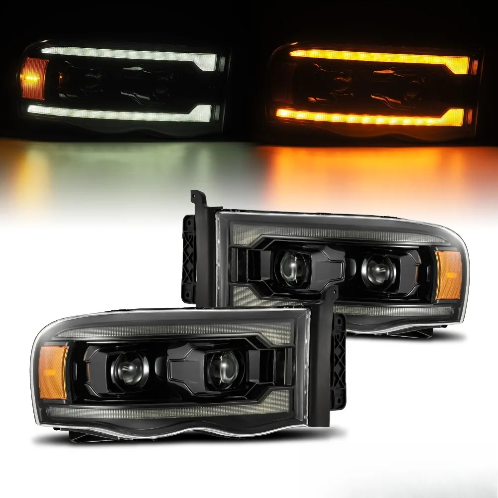 AREX FIT 02-05 Dodge Ram 1500/2500 LUXX-Series Projector Headlights Alpha-Black
AREX FIT 02-05 Dodge Ram 1500/2500 LUXX-Series Projector Headlights Alpha-Black