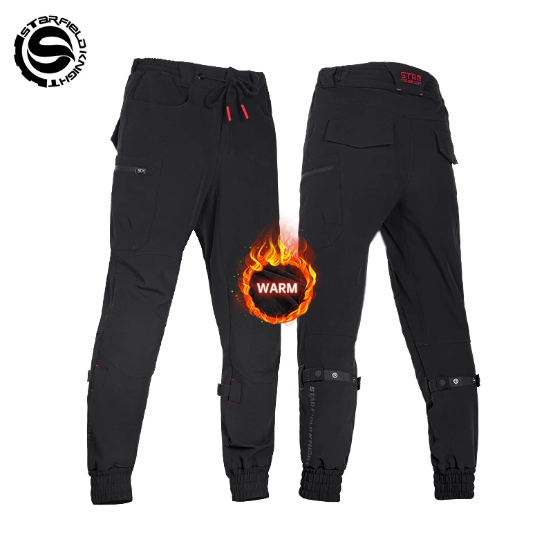SFK Black Motorcycle Pants Winter Windproof Warm Men's Riding Trousers Splash-proof Fabric With CE Protective Gears Accessories
SFK Black Motorcycle Pants Winter Windproof Warm Men's Riding Trousers Splash-proof Fabric With CE Protective Gears Accessories