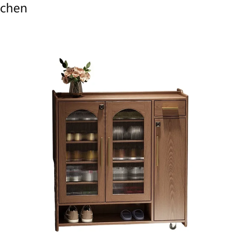 Zws. Shoe cabinet with lock at home door removable corridor solid wood shoe cabinet new large capacity
Zws. Shoe cabinet with lock at home door removable corridor solid wood shoe cabinet new large capacity