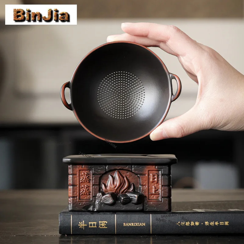 Purple Pottery Creative Tea Separator Infusor Handmade Tea Strainer Dispenser Household Tea Brewing Tea Filter Tea Ceremony Gift
Purple Pottery Creative Tea Separator Infusor Handmade Tea Strainer Dispenser Household Tea Brewing Tea Filter Tea Ceremony Gift
