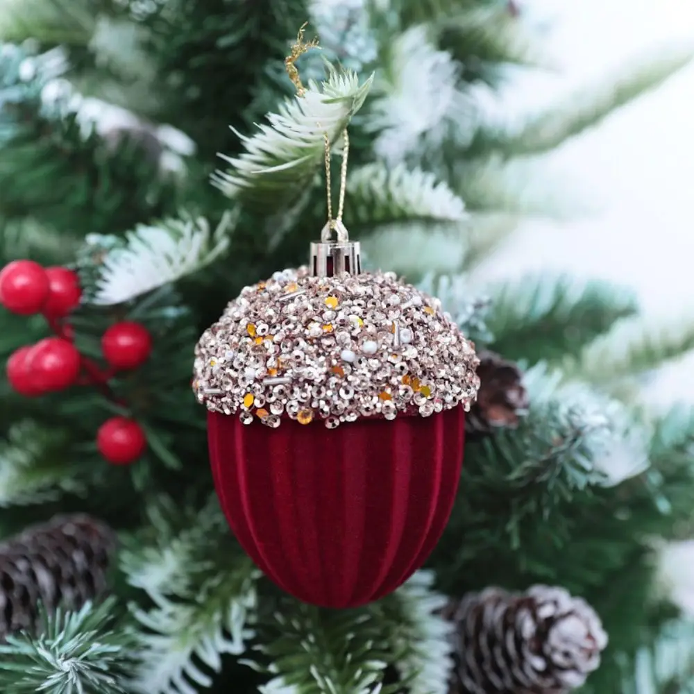 4pcs Flocked Velvet Christmas Ball Shatterproof Delicate Christmas Tree Pendant Decorative Xmas Hanging Ornament Holiday 
4pcs Flocked Velvet Christmas Ball Shatterproof Delicate Christmas Tree Pendant Decorative Xmas Hanging Ornament Holiday