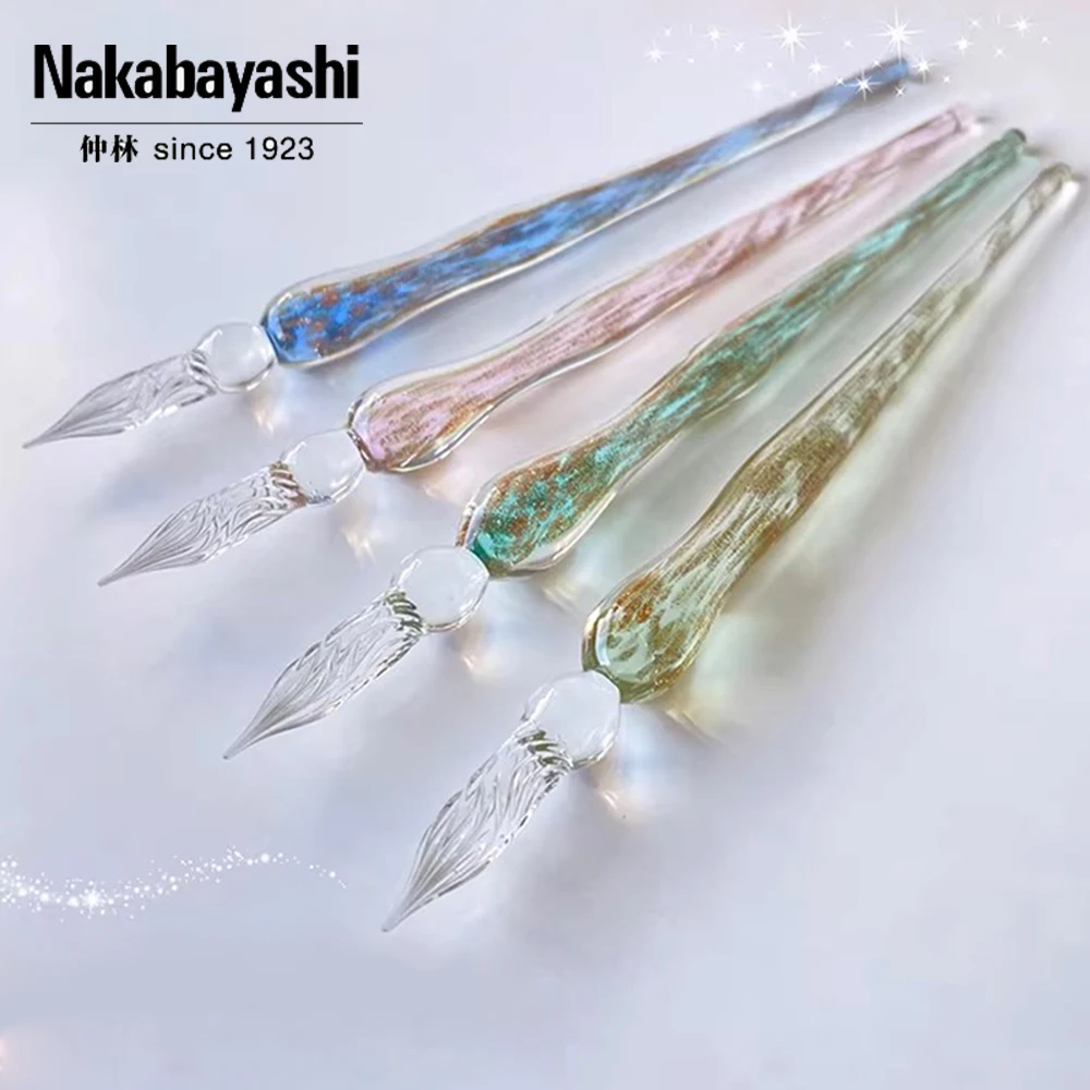 Набор стеклянных перьевых ручек Nakabayashi (Япония), 1 шт., градиентные, ретро-стиль, для студентов, для письма, канцелярские товары, для школы, офиса, художественные принадлежности
Набор стеклянных перьевых ручек Nakabayashi (Япония), 1 шт., градиентные, ретро-стиль, для студентов, для письма, канцелярские товары, для школы, офиса, художественные принадлежности
