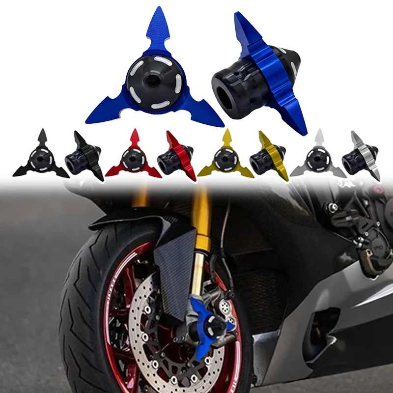 Universal Decorative Motorcycle Crash Guards Dart Design CNC Aluminum Sliders Modification Protection for Harley, Honda, Yamaha
Universal Decorative Motorcycle Crash Guards Dart Design CNC Aluminum Sliders Modification Protection for Harley, Honda, Yamaha