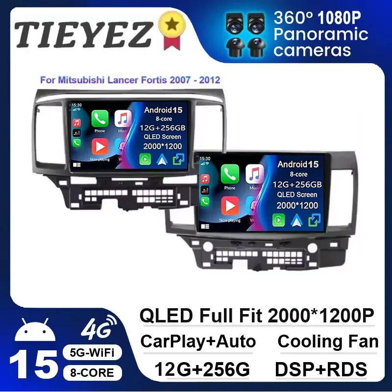 Android 15 For Mitsubishi Lancer 10 CY 2007- 2017 Carplay Auto Screen GPS Navigation 5G Wifi Autoradio Car Radio Player
Android 15 For Mitsubishi Lancer 10 CY 2007- 2017 Carplay Auto Screen GPS Navigation 5G Wifi Autoradio Car Radio Player