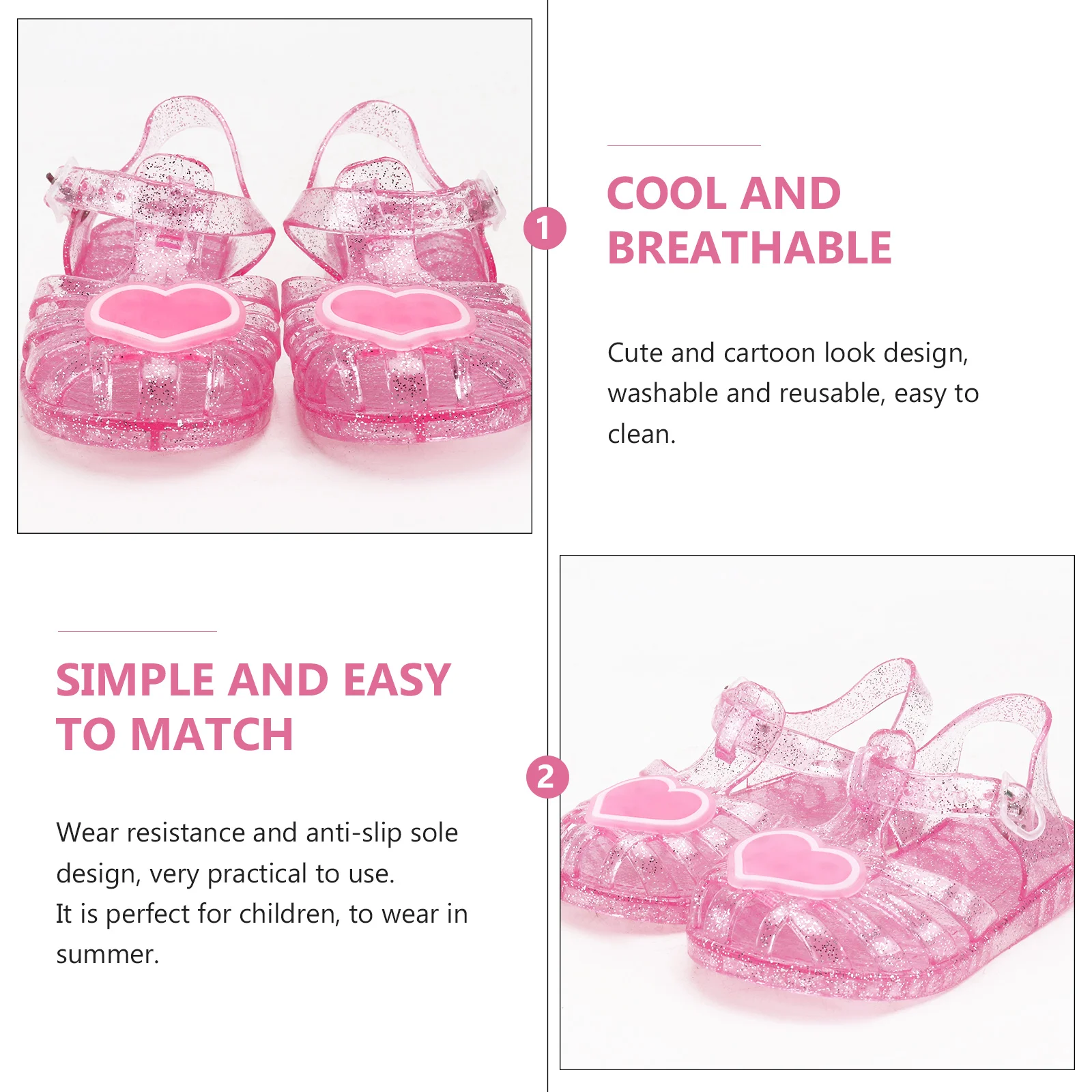 1Pair Non-Slip Sole Sandals Good Quality Material Perfect for Kids in Baby Beach Sandals Beach Shoes
1Pair Non-Slip Sole Sandals Good Quality Material Perfect for Kids in Baby Beach Sandals Beach Shoes