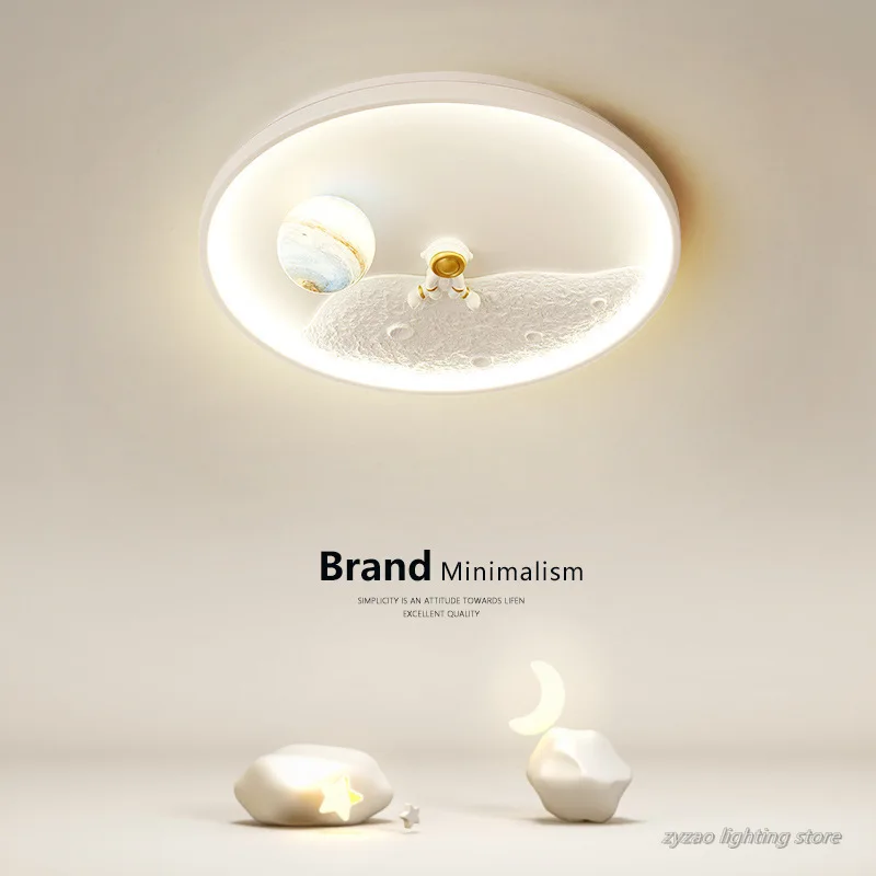 Children Bedroom Decor Astronaut Ceiling Light New Kids Room Ceiling Lamp for Boys Girls Bedroom LED Lighting Fixture
Children Bedroom Decor Astronaut Ceiling Light New Kids Room Ceiling Lamp for Boys Girls Bedroom LED Lighting Fixture
